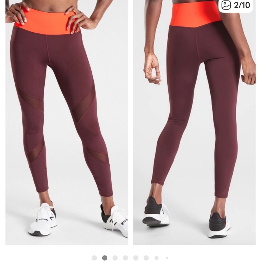 Athleta tenacity 7/8 tight leggings for women size MP